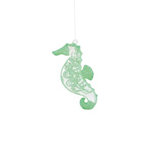 Gallerie II Spun Glass Seahorse Christmas Xmas Ornament - 1 of 2