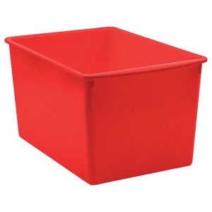 Teacher Created Resources Red Plastic Multi-Purpose Bin (Pack of 6) - 1 of 1