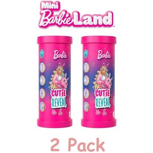 Barbie Mini BarbieLand Cutie Reveal Doll & Pet, 1.5-inch Color Dream Series (Styles May Vary) - 1 of 4