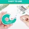 Itopfox 6 Rolls Invisible Clear Tape with Dispenser, Frosted Writable Transparent Tape for Gift Wrapping, Home, School & Office Supplies - 4 of 4