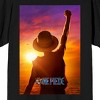 One Piece (Live Action) Monkey D. Luffy Men's Black Short Sleeve Tee - 2 of 3