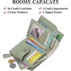 FATMOON Wallet for Women - RFID Blocking Bifold Leather Wallet with 16 Card Slots & Zipper Pocket,Easy-to-Use - 2 of 4