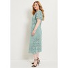 June + Vie by Roaman's Women's Plus Size Square-Neck Lace Dress - 4 of 4