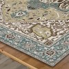 TopComfy Rugs Room Rugs Retro Persian Style Art Carpet Luxury Aesthetic Anchor Intricate Patterns for Living Room, White, 15.75"*14.57"*5.12" - 4 of 4