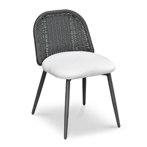 TOV Furniture Alexa Rattan Performance Fabric Dining Chair - 1 of 4