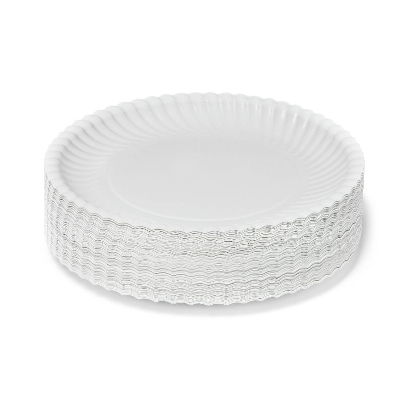 Coated Disposable Paper Plates - 9" - Smartly™, 3 of 5