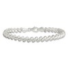 Black Bow Jewelry Sterling Silver 6mm Polished San Marco Chain Bracelet, 7.5 Inch - image 3 of 4