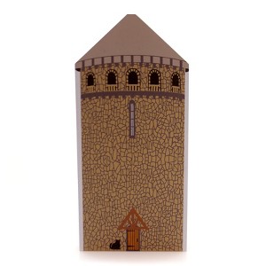 Cats Meow Village 7.0 Inch Rockford Tower Special Commission Wilmingtom Village Buildings - 1 of 2