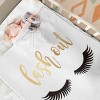 Boersma Long Eyelashes Printed Throw Blanket Plush Fluffy Flannel Fleece Blanket Soft Throws for Sofa Couch and Bed 50*60 - 2 of 4