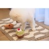 Zarkea™ Modern Wavy Geometric Rug, Washable Indoor Outdoor,Pet-Proof Anti-Scratch,Brown - 3 of 4