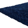 HomeRoots 5' X 7' Navy Blue Shag Hand Tufted Area Rug - 4 of 4