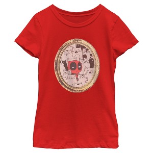 Girls Marvel Deadpool Cats Animated Frame T Shirt - 1 of 4