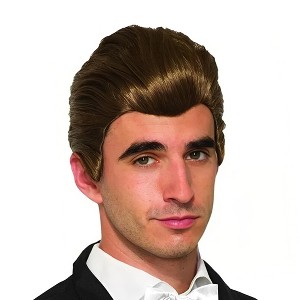 Forum Novelties The Man Adult Costume Wig, Brown - 1 of 3