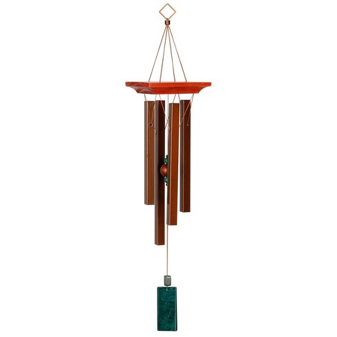 Woodstock Chimes Signature Collection, Woodstock Green Jasper Chime, 19'' Bronze Wind Chime WGBR - image 1 of 4