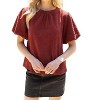 Women's Heart Textured Top - voy - 2 of 4