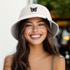 Dalix Butterfly Cotton Bucket Hat Lightweight Outdoor Travel Beach Everyday Womens - 3 of 4