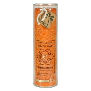 Aloha Bay Orange Love Unscented Chakra Jar Candle - 17 oz - 1 of 3