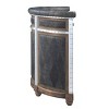 Rahma 55" Wine Racks Antique Black Top Grain Leather and Aluminum - Acme Furniture - 3 of 4