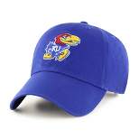 NCAA Kansas Jayhawks Men's Clean Up Fabric Washed Relaxed Fix Hat