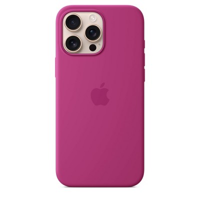 Apple iPhone 16 Pro Max Silicone Case with MagSafe - Fuchsia