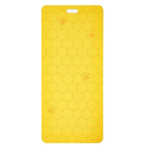 Merrithew Bees Kids' Eco Yoga Mat - Yellow (4mm) - 1 of 4