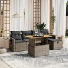 vidaXL Garden Sofa Set Grey - 2 of 4
