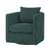 NicBex Performance Fabric Swivel Barrel Chair Modern 360-Degree Rotating Accent Chair for Living Room, Office, Lounge - 4 of 4
