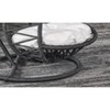 LOVMOR Cat Swing Bed with Stand&Cushion, Cat Egg Chair w/ Rattan Wicker Appearance, Indoor Hanging Swinging Cat Bed for Cats, Small Dogs&Small Animals - 4 of 4