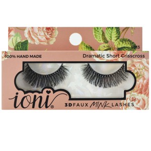 IONI Collector's Premium Edition 3D Faux Mink Lash Dramatic Short Crisscross (Pack of 6) - 1 of 3