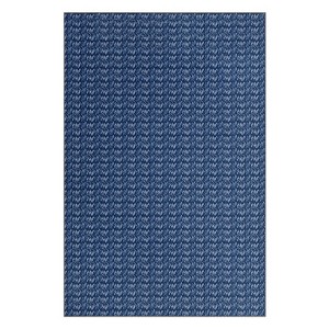 Washable Modern Braided Printed Rug Non Slip Low Pile Rug Soft Solid Throw Floor Cover Foldable Indoor Carpet for Living Room Bedroom Playroom - 1 of 4