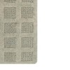 Square Honeycomb 100% Cotton Reversible Bath Rug Sage by Knightsbridge - 2 of 4