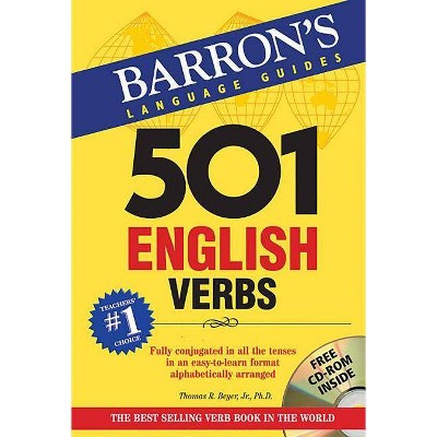 501 English Verbs - (Barron's 501 Verbs) 3rd Edition by  Thomas R Beyer Jr (Mixed Media Product)