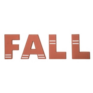 Transpac Wood 8.19 in. Orange Harvest Standing FALL Decor Set of 4 - 1 of 2