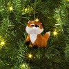 4" Christmas Faux Fur Animals Fox - Wondershop™ - 2 of 3