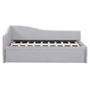 Twin Size L-Shaped Upholstered Daybed with Pop Up Trundle - 4 of 4