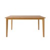 PAGED Modern Kitchen Table Wood Dining Table and Chair Set Including 1 Rectangle Table + 4 Back Chairs for Living Room - 3 of 4