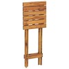 vidaXL Plant Stand Brown Solid Acacia Wood 11.8x11.8x26.4 in Foldable - 4 of 4