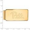 Black Bow Jewelry 14k Yellow Gold Pittsburgh Panthers NCAA Money Clip - 2 of 3