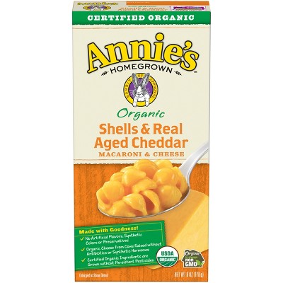 Annie's Organic Shells & Real Aged Cheddar Macaroni & Cheese - 6oz