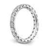 Black Bow Jewelry 2.8mm 14K Gold 2 Ctw U Prong D-F Lab Created Diamond Eternity Band - 4 of 4