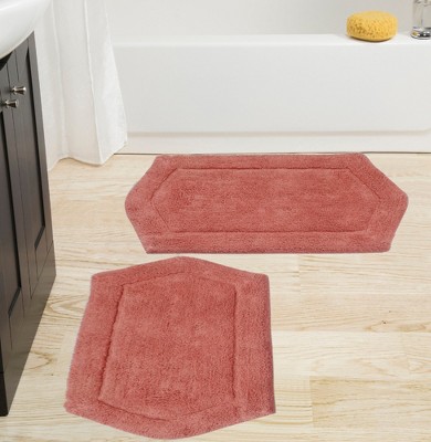 Waterford Collection Cotton Tufted Set of 2 Bath Rug Set - Home Weavers