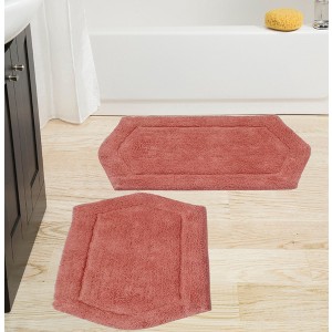 Waterford Collection Cotton Tufted Set of 2 Bath Rug Set - Home Weavers - 1 of 4