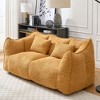 CAVINAS Bean Bag Chair, Comfortable Square Recliner Sofa with High Resilience Foam Core - 3 of 4