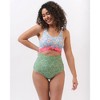 Daisy Patch Knotted One-Piece - 3 of 4