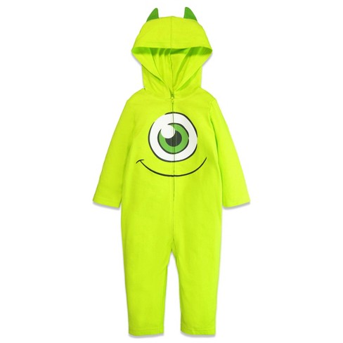 Disney Pixar Monsters Inc. Mike Zip Up Cosplay Coverall Little Kid - image 1 of 4