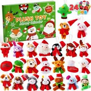 Joyfy 2025 Countdown to Christmas Advent Calendar with Plush Toys – 24 Days of Holiday Magic! - 1 of 4