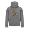 Everyday Kids Christmas Collection Construction Truck Tree Boys Pullover Hoodie – Holiday Sweatshirt - Charcoal Gray - 2 of 2