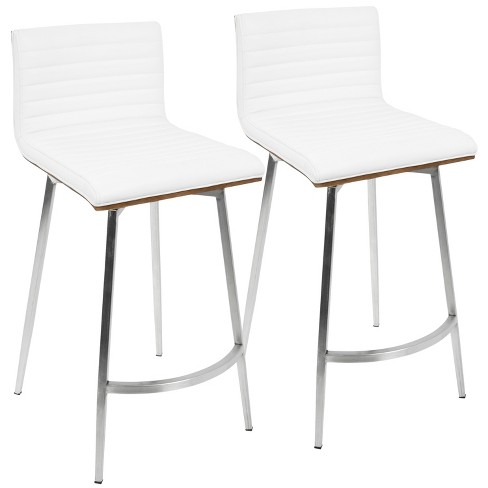 White bar stools discount cheap