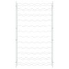 vidaXL Rack for 72 Bottles White Metal - 4 of 4