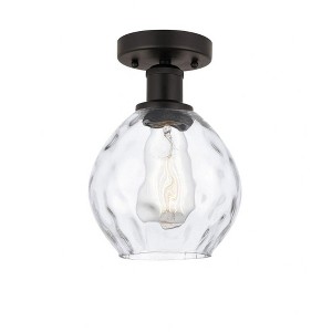Waverly - 1 Light Semi-Flush Mount In Industrial Style-9.25 Inches Tall and 6 Inches Wide - 1 of 1